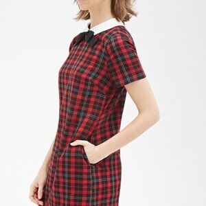 Plaid Peter Pan Collar Forever 21 Exclusive Mini Dress